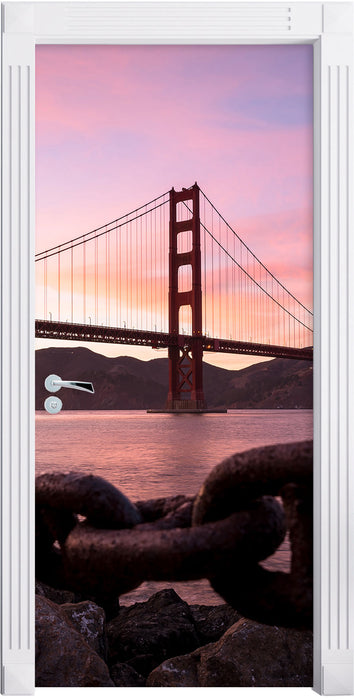 Golden Gate Bridge Türaufkleber