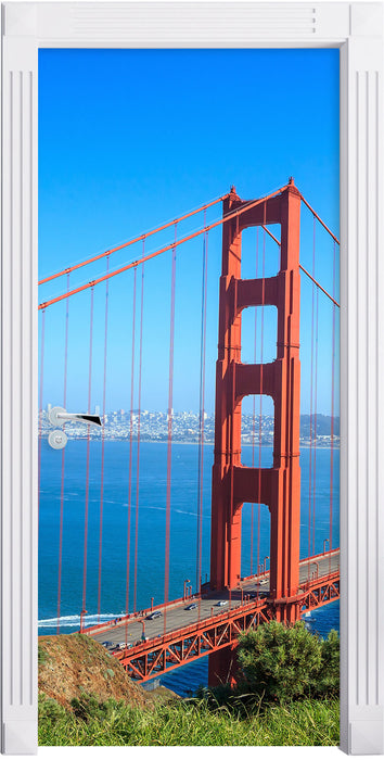 Golden Gate Bridge in USA Türaufkleber