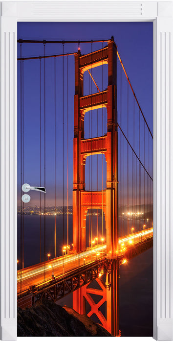 Golden Gate Bridge San Francisco Türaufkleber