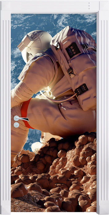 Der Astronaut Türaufkleber