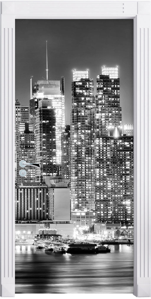 New York City Skyline Türaufkleber