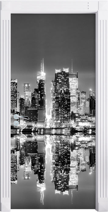 Manhattan Skyline Türaufkleber