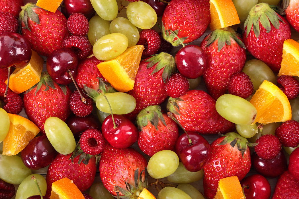 Leckere Früchte, Glasbild