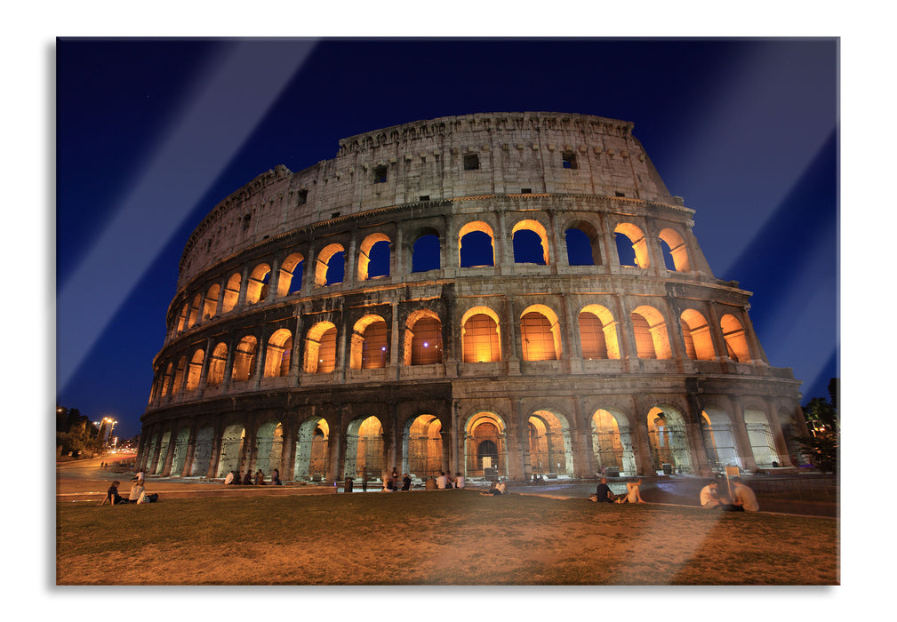 Pixxprint Colosseum in Rom, Glasbild