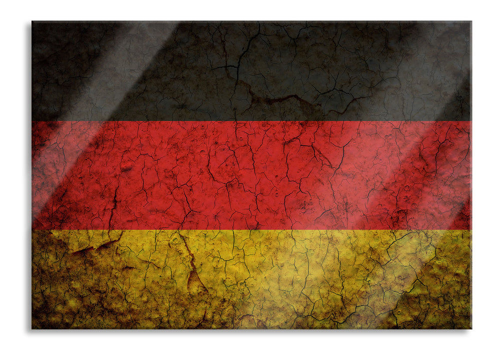 Pixxprint Deutschlandfahne, Glasbild