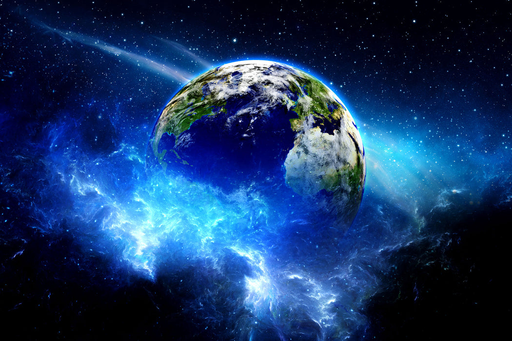 Planet Erde, Glasbild