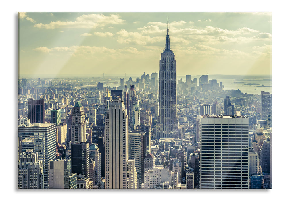 New York Manhattan, Glasbild