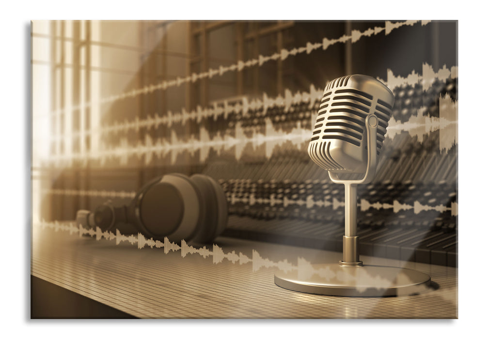 Pixxprint Musikstudio, Glasbild