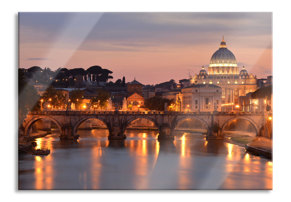 Vatikan Petersplatz, Glasbild