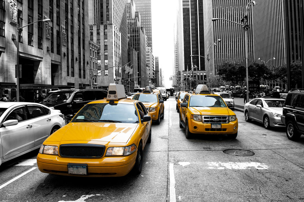 Cityverkehr New York, Glasbild