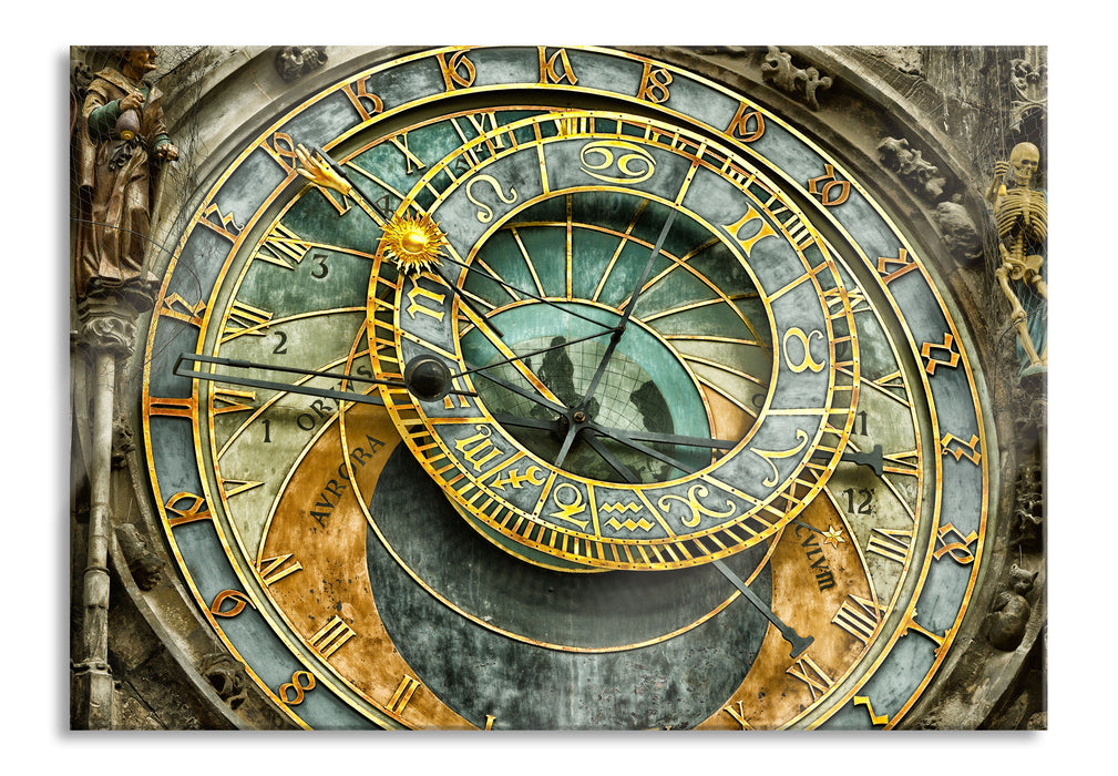 Pixxprint Sonnenuhr, Glasbild