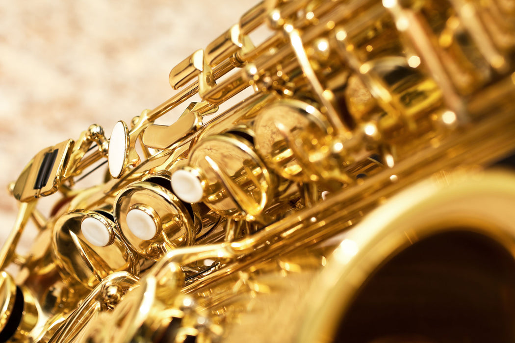 Saxophon, Glasbild