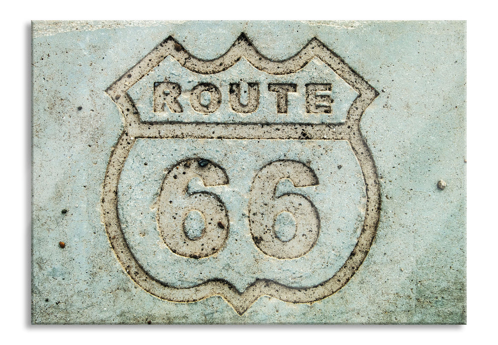 Pixxprint Route 66, Glasbild