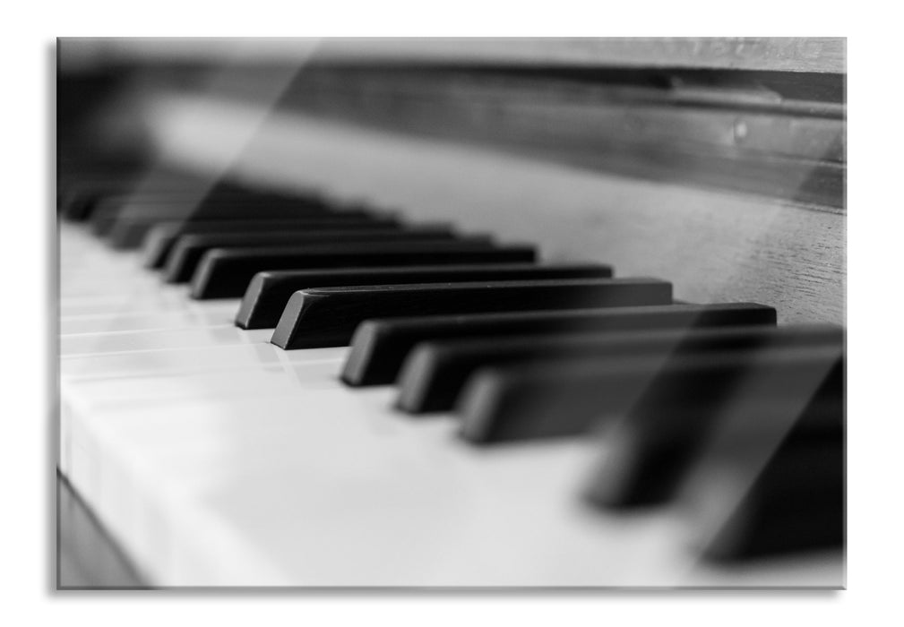 Pixxprint Elegantes Klavier, Glasbild