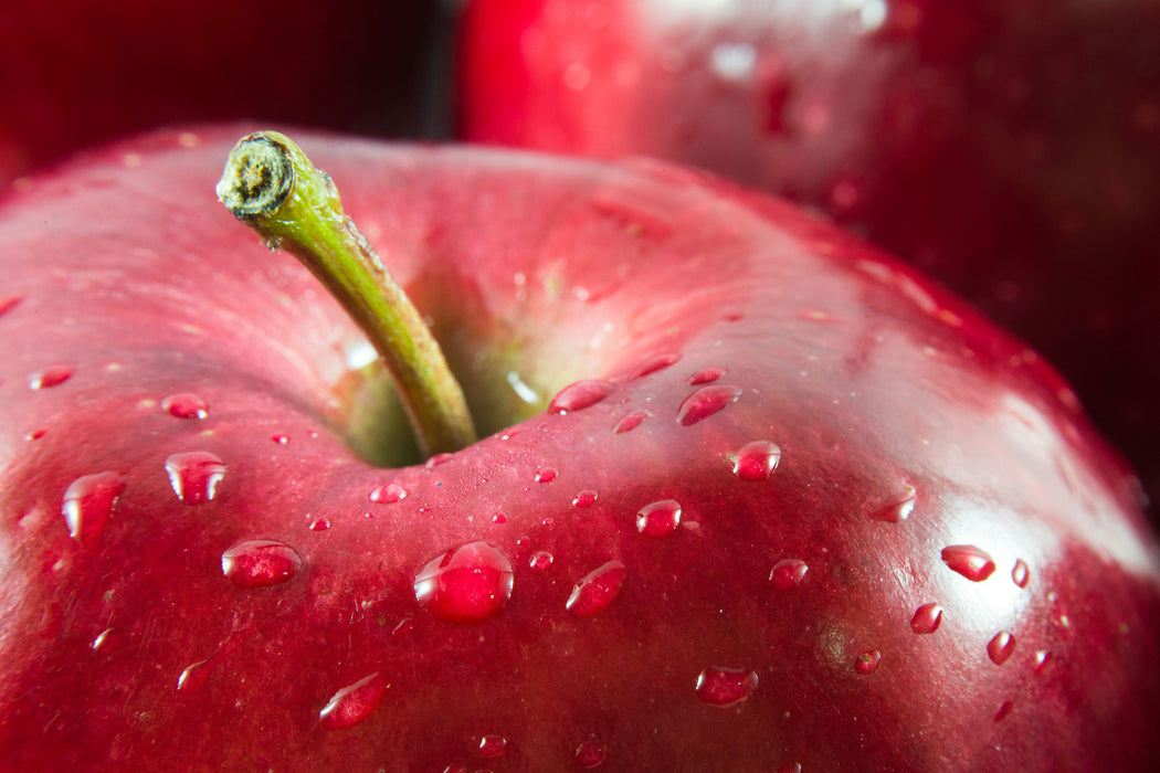 Apfel, Glasbild