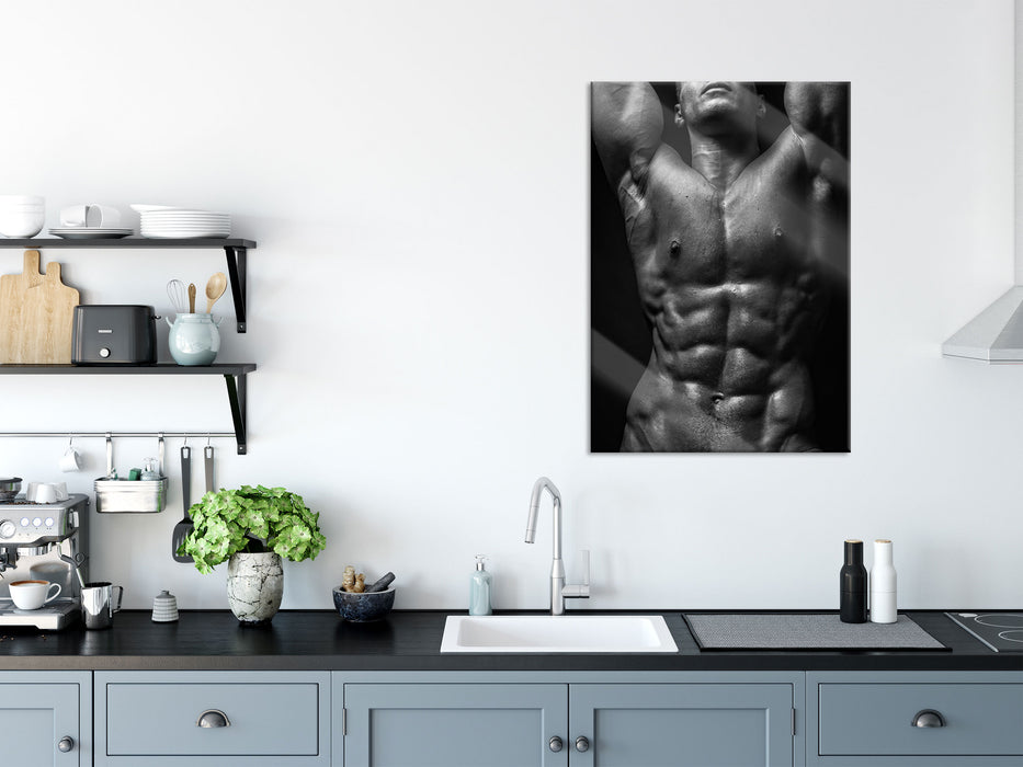 Sixpack Body, Glasbild