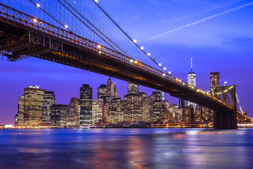 New York Brooklyn Bridge, Glasbild