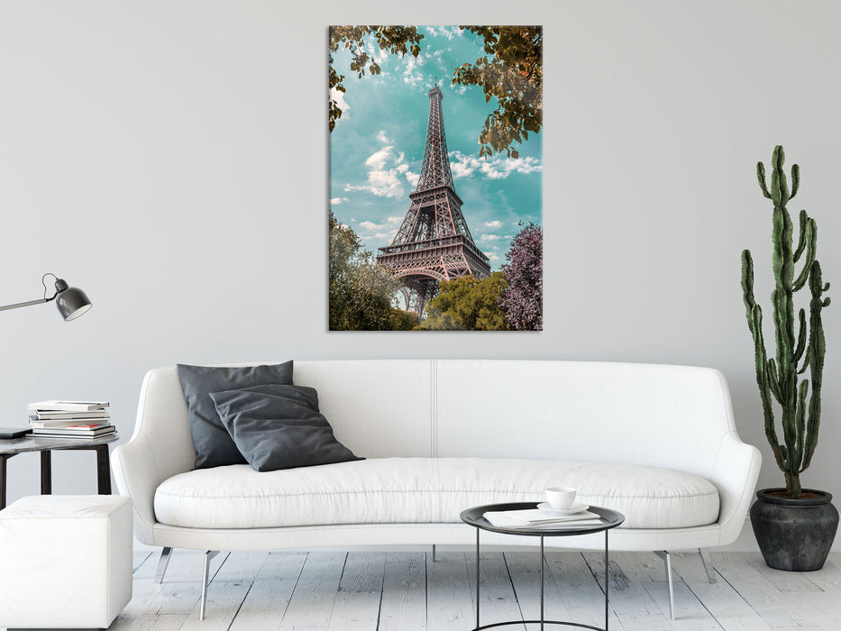 Eifelturm Paris, Glasbild
