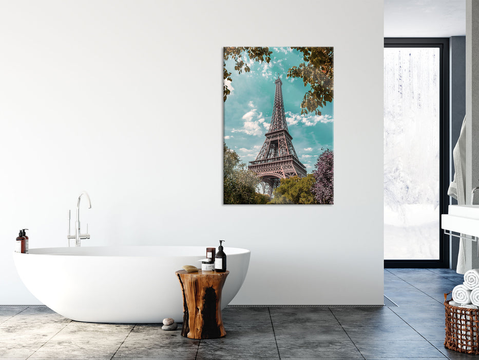 Eifelturm Paris, Glasbild