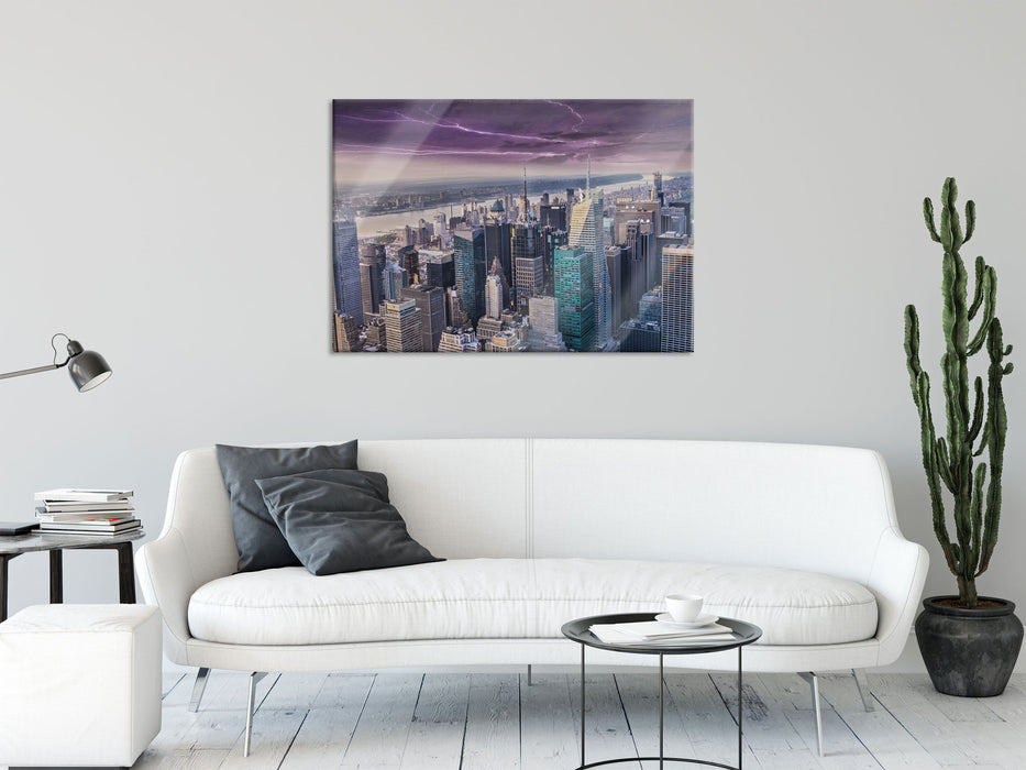 Skyline New York, Glasbild