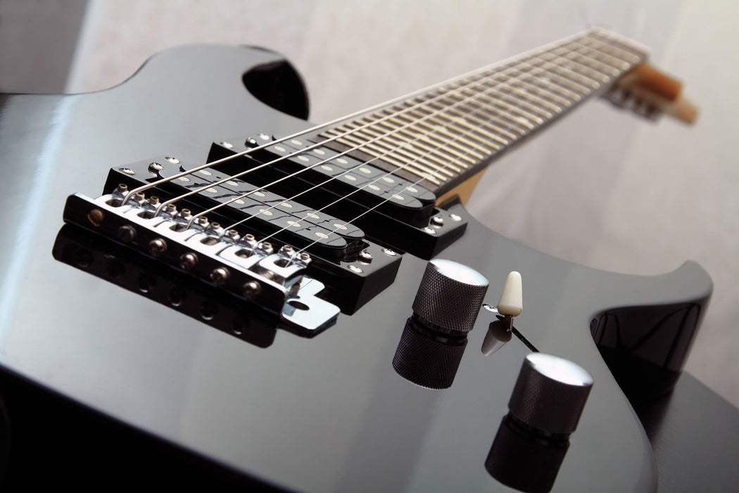 Black Guitar, Glasbild