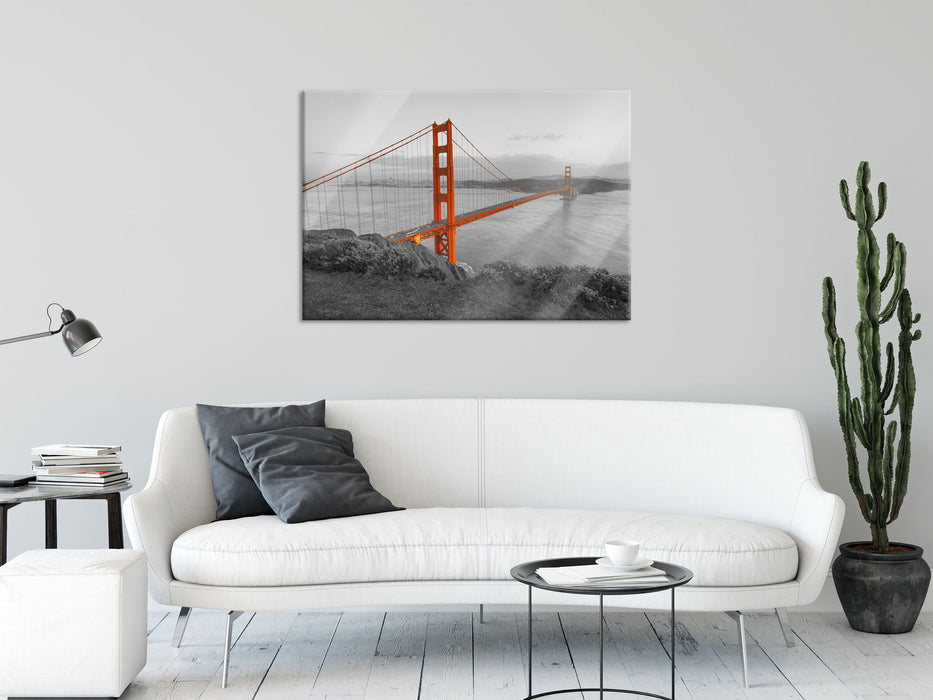 Golden Gate Bridge San Francisco, Glasbild