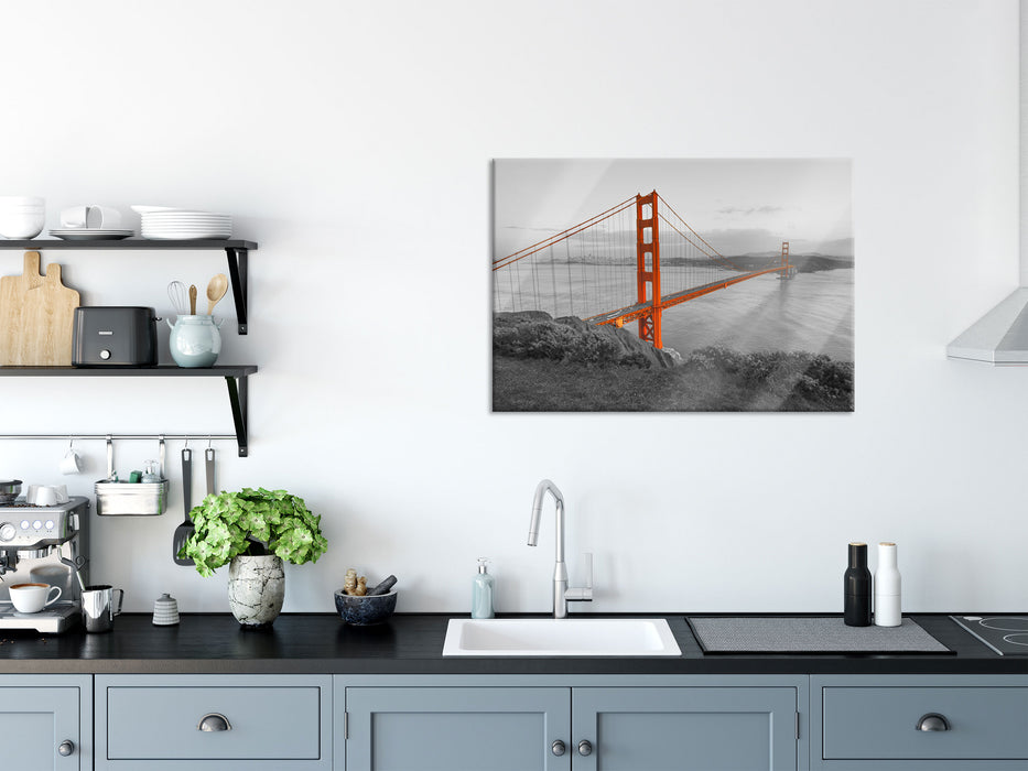 Golden Gate Bridge San Francisco, Glasbild