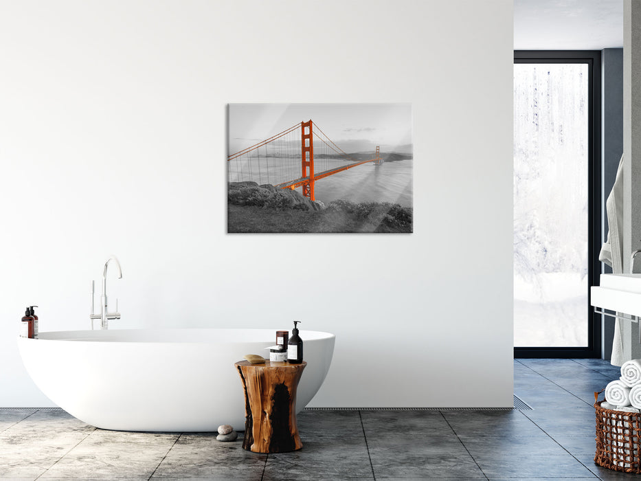 Golden Gate Bridge San Francisco, Glasbild