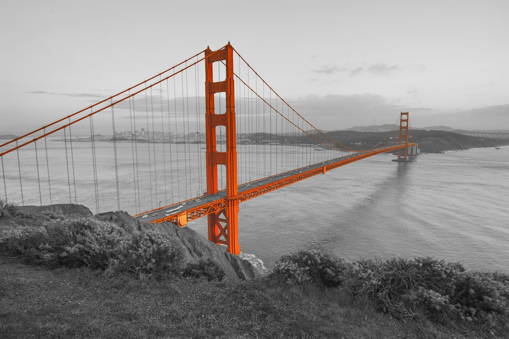 Golden Gate Bridge San Francisco, Glasbild