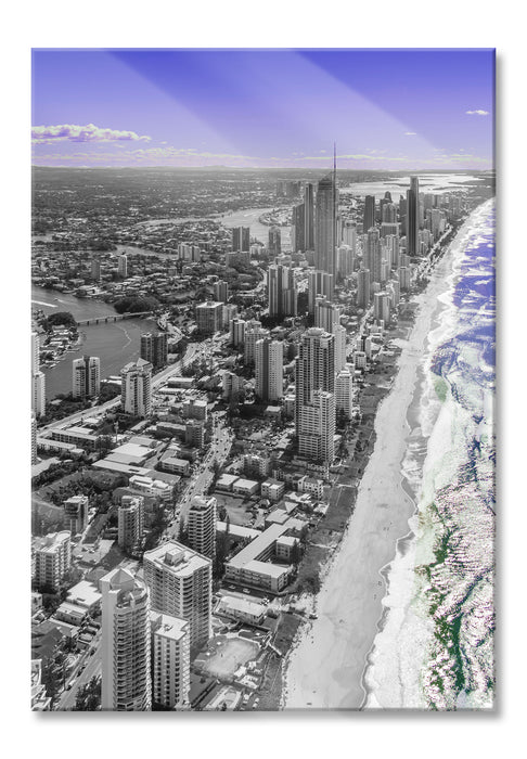 Hochhäuser Gold Coast, Glasbild