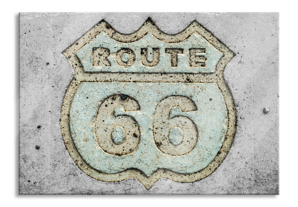 Pixxprint Route 66, Glasbild