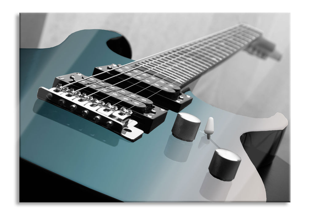 Pixxprint E-Gitarre, Glasbild