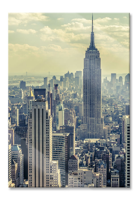 Pixxprint New York Manhattan, Glasbild