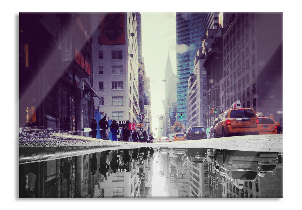Pixxprint Times Square in New York, Glasbild
