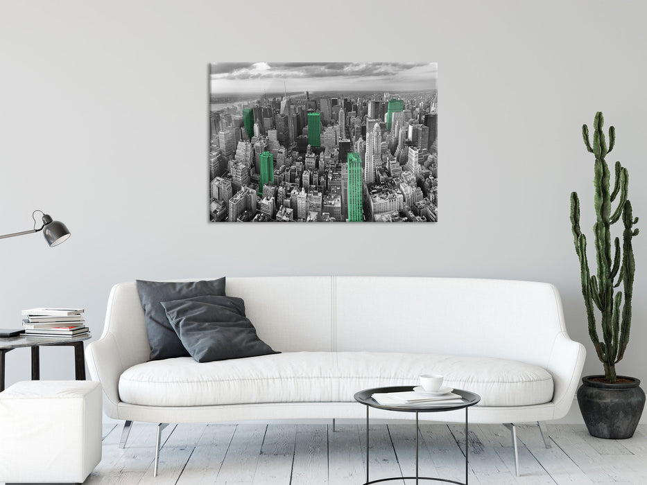 New York Skyline, Glasbild