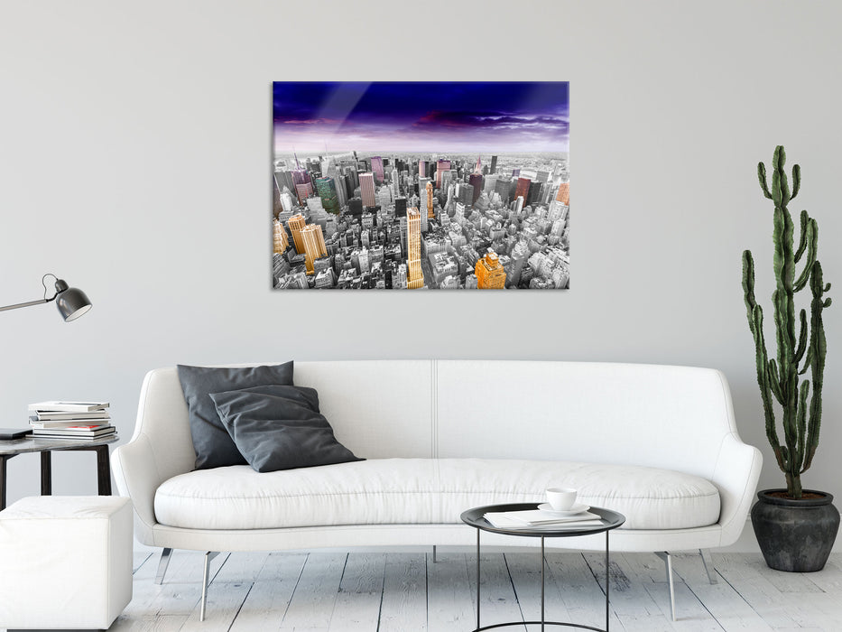 Skyline  New York, Glasbild