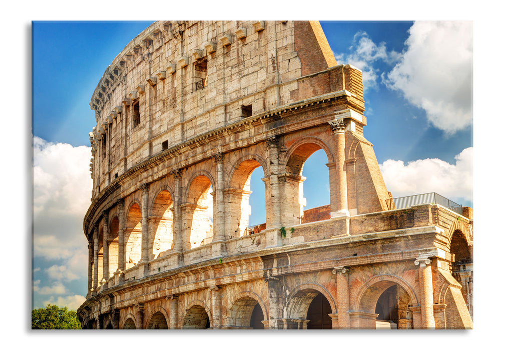 Kolosseum in Rom, Glasbild