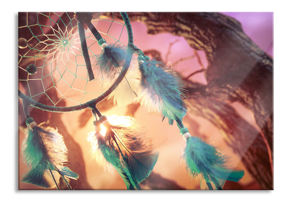 Pixxprint Traumfänger, Glasbild