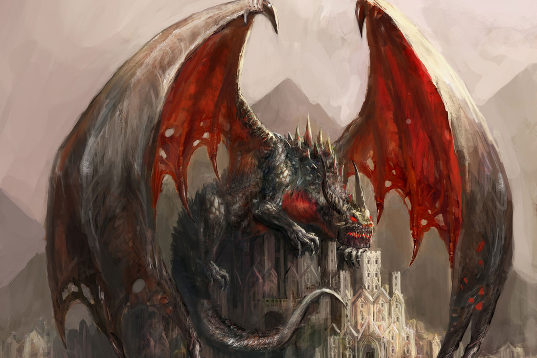 Dragon castle, Glasbild