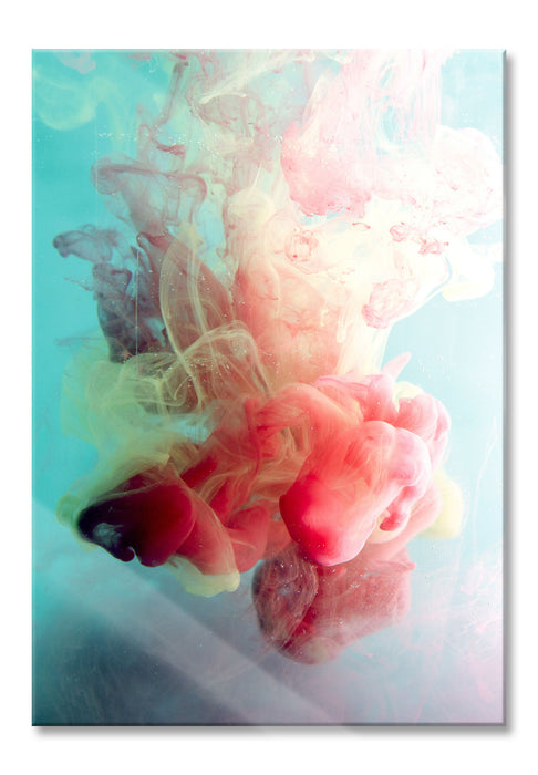 Pixxprint Colorful smoke, Glasbild