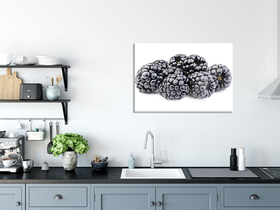 Frische Johannisbeeren, Glasbild