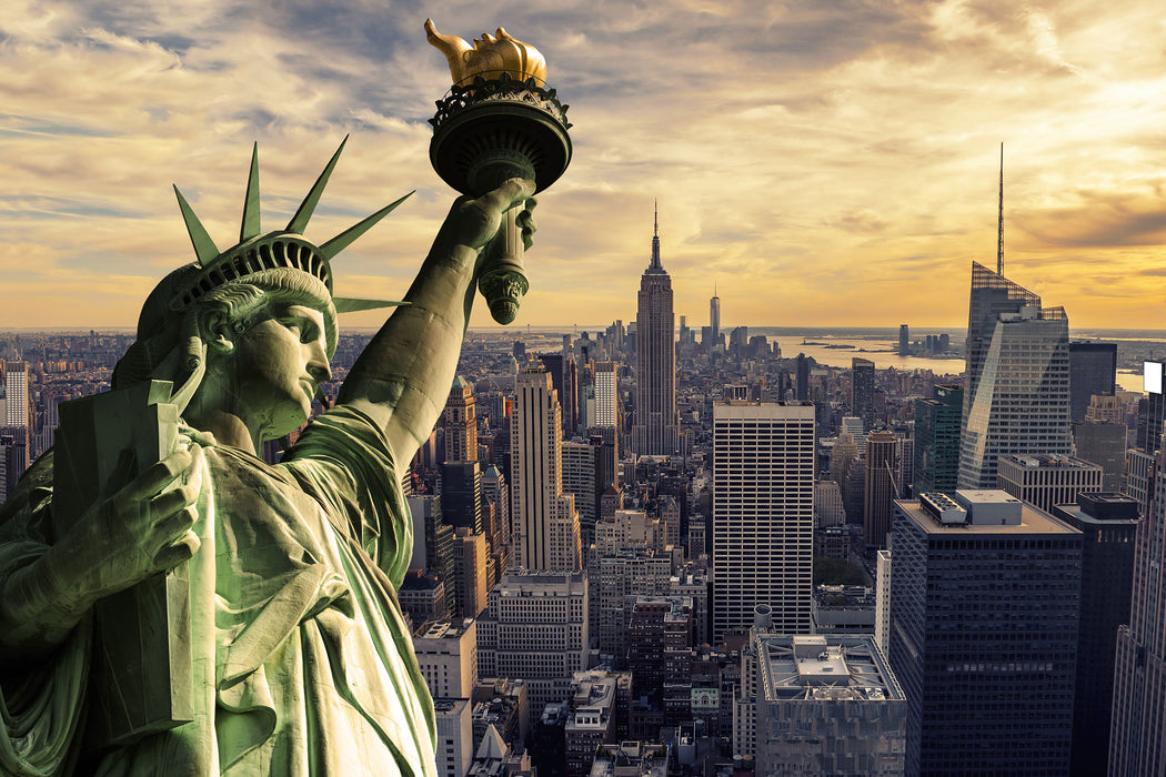 Freiheitsstatue in New York, Glasbild