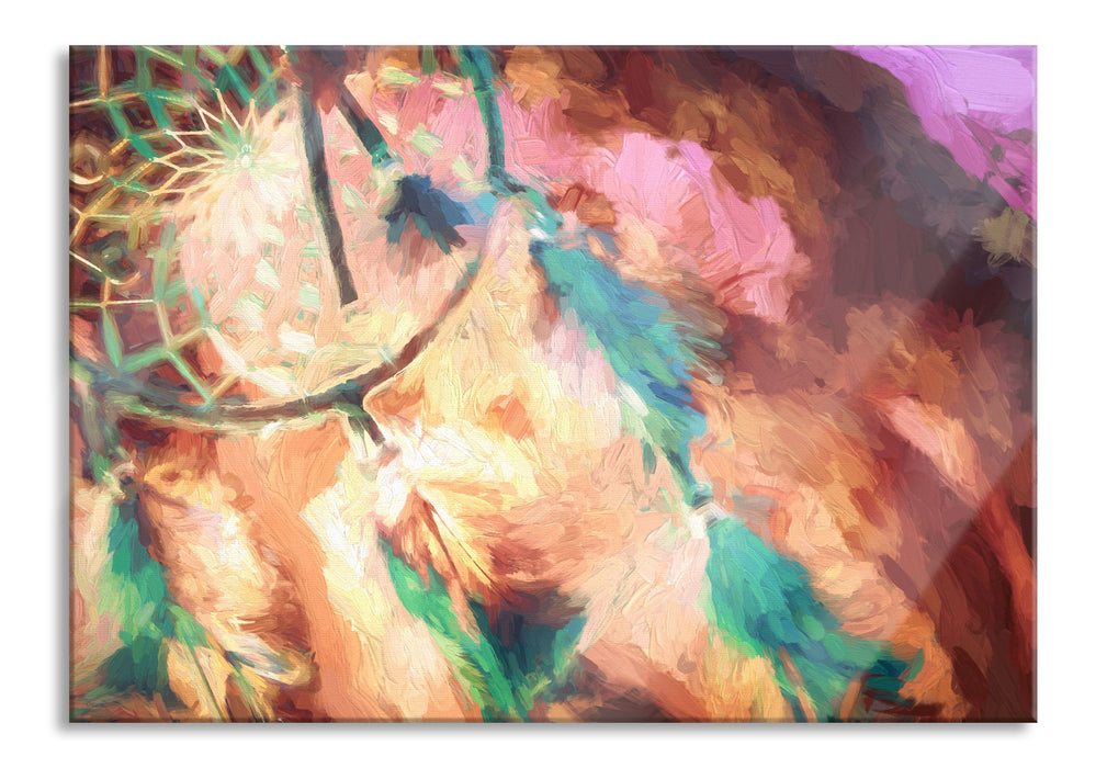 Pixxprint Traumfänger, Glasbild