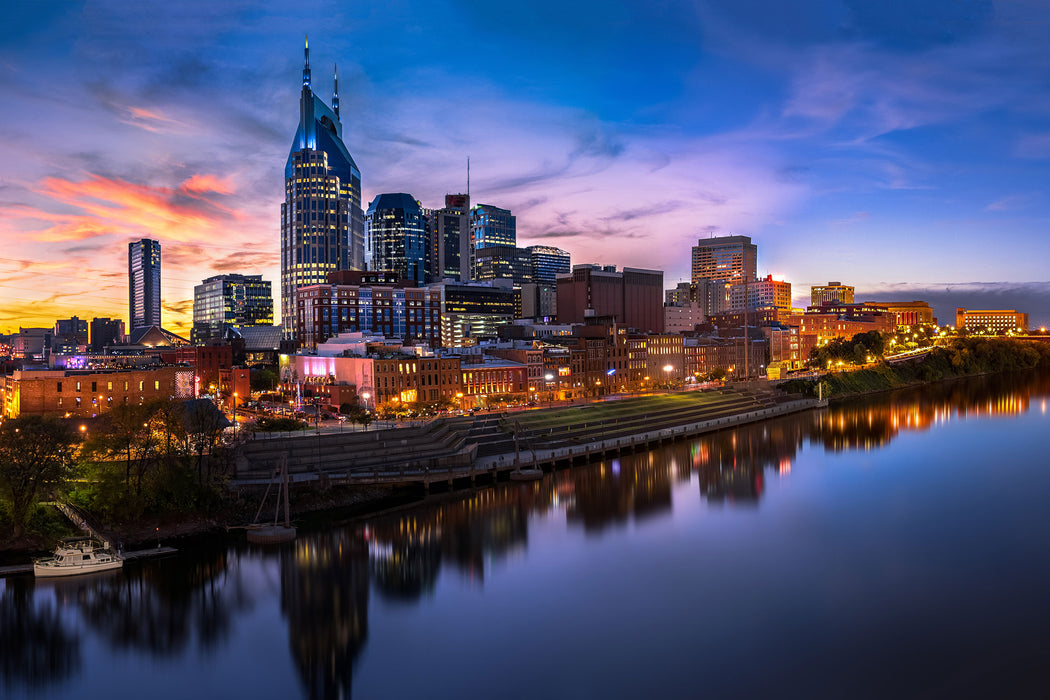 Nashville Skyline Panorama, Glasbild