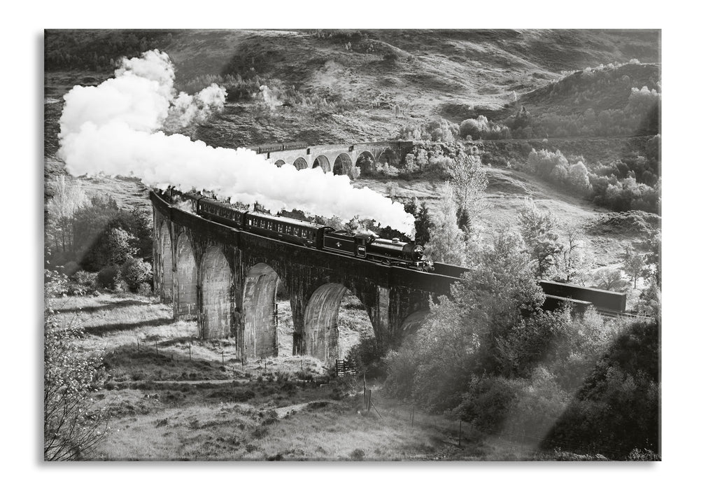 Lokomotive Glenfinnan Viadukt, Glasbild