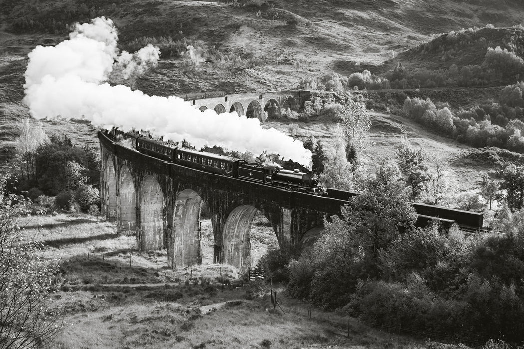 Lokomotive Glenfinnan Viadukt, Glasbild