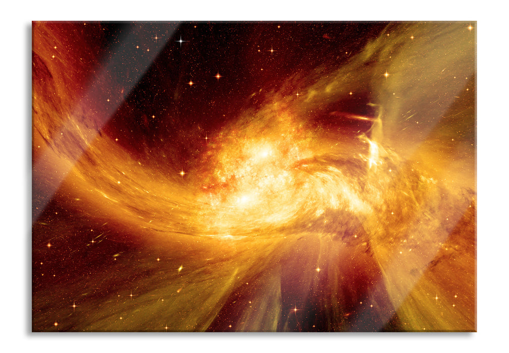 Sternenstaub Gasnebel Galaxie, Glasbild