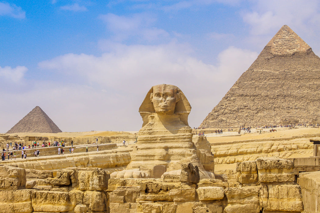 Große Sphinx von Gizeh, Glasbild