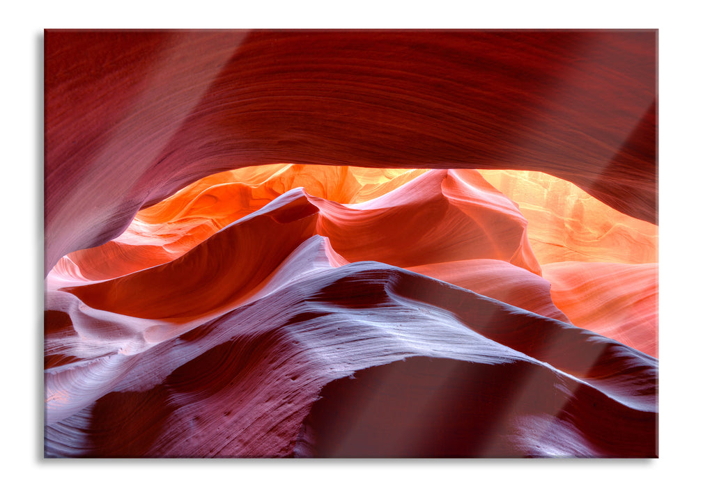 Pixxprint Antelope Canyon Arizona, Glasbild