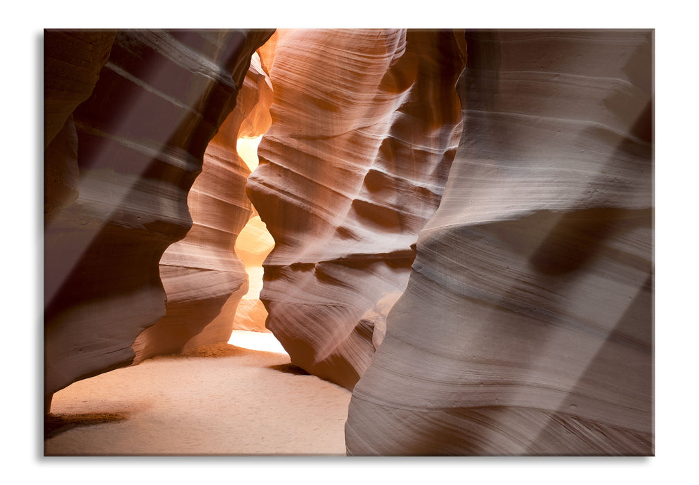 Pixxprint Antelope Canyon Arizona, Glasbild